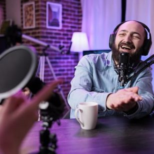 business podcast promotion with short-form video